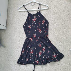 Pitaya black floral dress